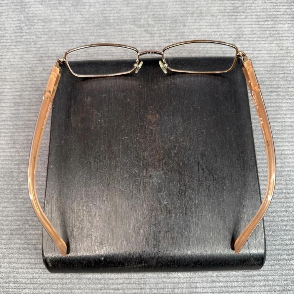 Vogue VO 3713 813 Rose Gold Brown Rectangular Y2K‎ Eyeglasses Frames 51-17-135